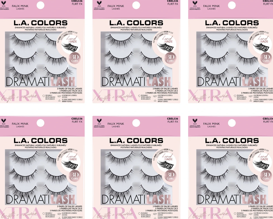 L.A. Colors Dramatilash Faux Mink Lashes - Flirt Fx